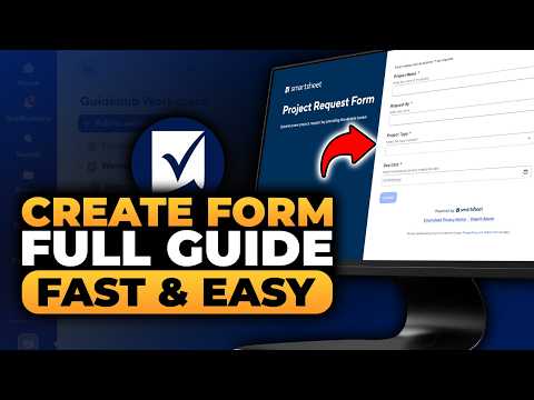 How To Create a Smartsheet Form (𝟮𝟬𝟮𝟲) | 100% WORKS | NO Yapping, To The Point! | FAST & EASY