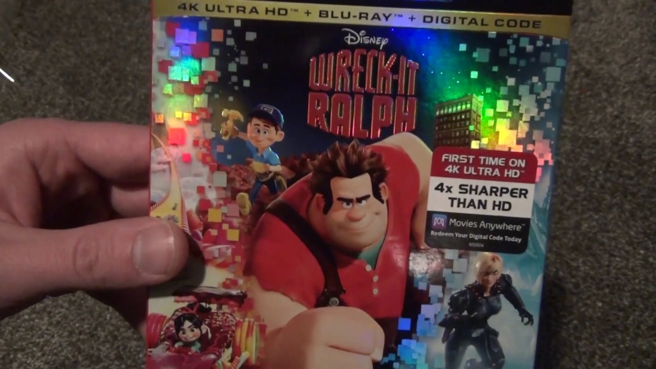 Disney Wreck-It Ralph 4K Ultra HD Blu-Ray Unboxing 