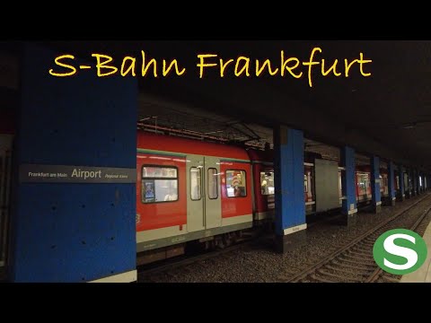 Электрички и поезда Франкфурта. Как пройти из аэропорта. S-Bahn Frankfurt airport trains