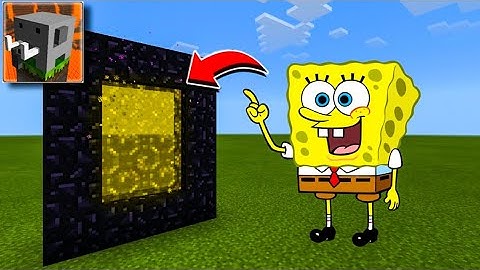 How to Make a PORTAL to SPONGEBOB in Craftsman : Building Craft