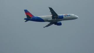(4K) ALLEGIANT A320 ON FINAL FOR KMCO #aviation #airplane #new