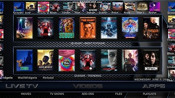 more tinkering with the Aeon Terror Skin on Kodi