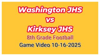 Washington JHS vs Kirksey JHS