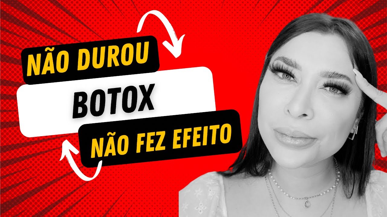 Botox não pegou? Saiba o que pode ter acontecido