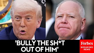 Tim Walz Urges Democrats To ‘Push Back’ On Trump’s ‘Bullying’: ‘This Is A Weak, Cruel, Man’