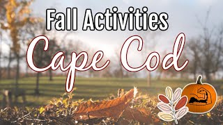Things to do on Cape Cod this Fall! 🎃