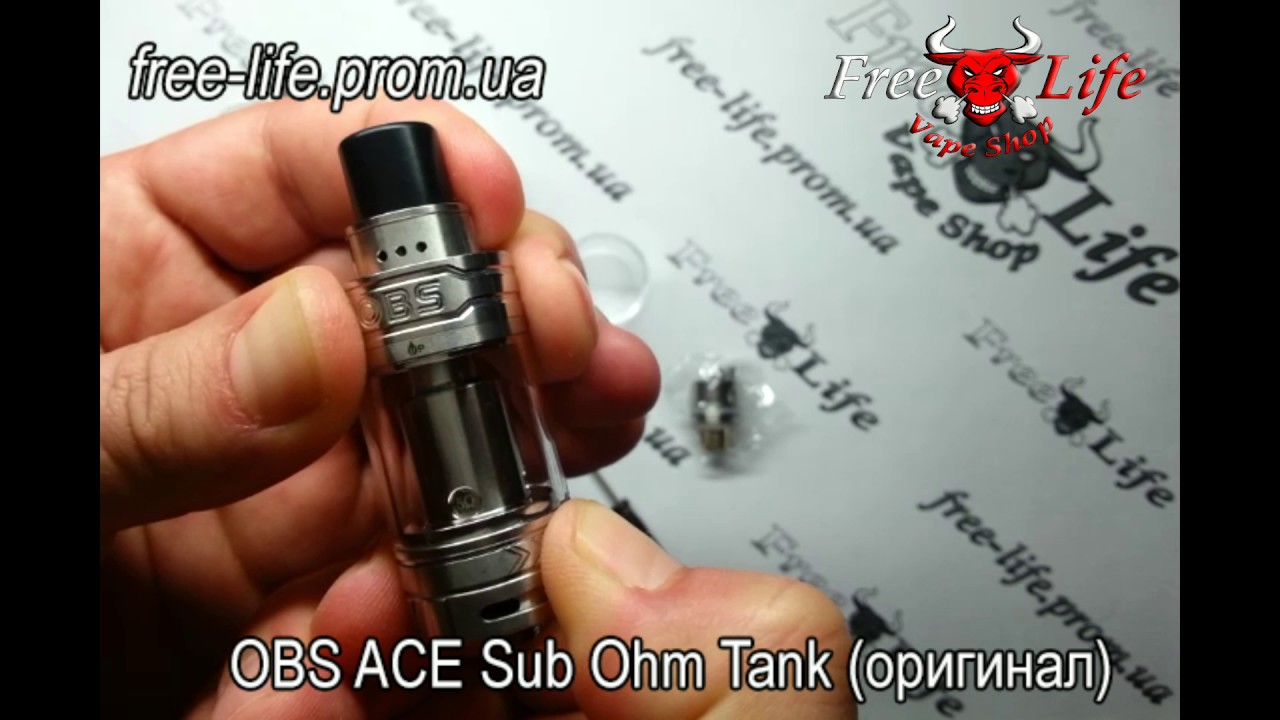 OBS ACE Sub Ohm Tank-Обновлённый. Оригинал 100%