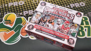 2020 Panini Contenders Football Hobby Box Opening. 5 Autos!