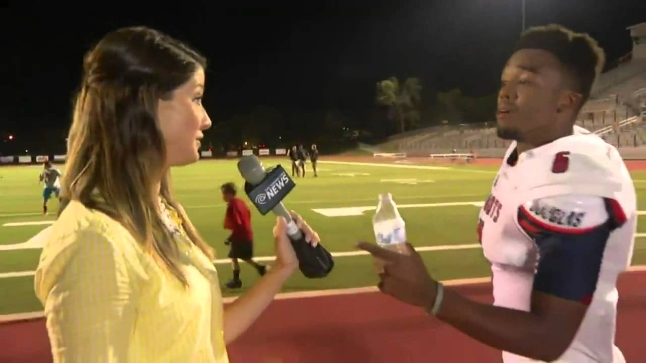 TWC News Austin High School Blitz Interview with Apollos Hester - YouTube