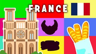 🔎 Guess the Shadow! 🗼 France Edition 🧀 Fun Educational Cartoon for Kids 🥐 screenshot 1