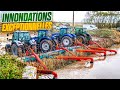 Des agriculteurs vident le marais  inondations2023 exceptionnelles en charente maritime