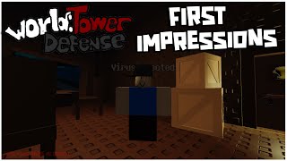 Famous My First Impressions On World Tower Defense [One Of The Best Tower Defense games?] | ROBLOX Profile