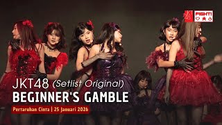 Jkt48  Beginners Gamble  Love Bet 25 January 2026