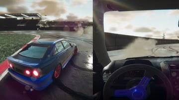 Drift Game Project - Improvements + First Person Camera (Made With Unity)