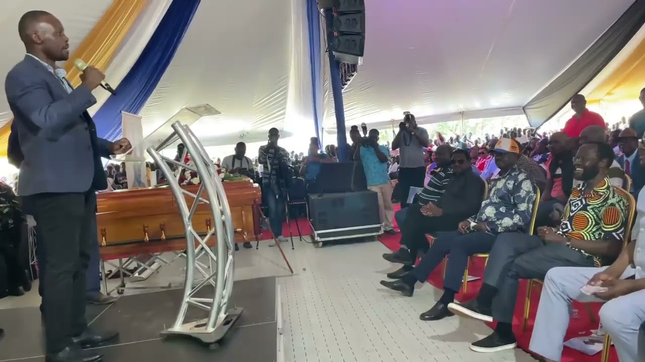 "Baba while you were away" Senator Moses Otieno Kajwang tells Raila all the bad things Ruto has done