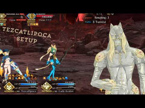 FGO NA: Lilam Harlot rerun CQ - Tezcatlipoca setup