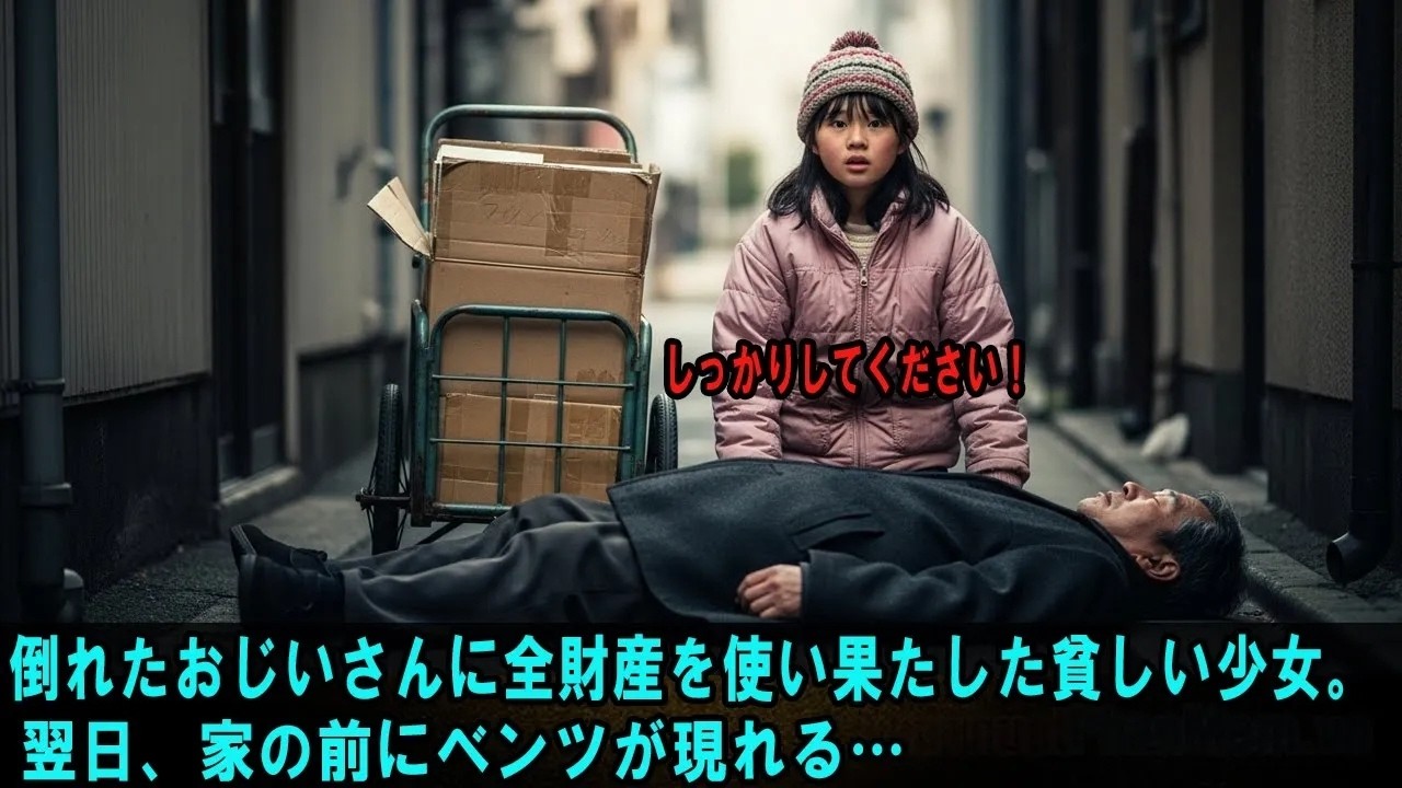 十二月の凍える夜、私の手は赤くかじかみ、ポケットには今夜の食料を買うための千円だけがあった。そんな時、路地で倒れているおじいさんを見つけた。誰も助けようとしなかった。私も通り過ぎようとした。でも、唇が紫色になったその姿を見て、足が止まった。タクシー代は九百八十円。財布には、もう何も残らなかった。家に帰って、おばあちゃんに言った。「助けたおじいさん、おばあちゃんと同じ指輪をしてたの」。その瞬間...