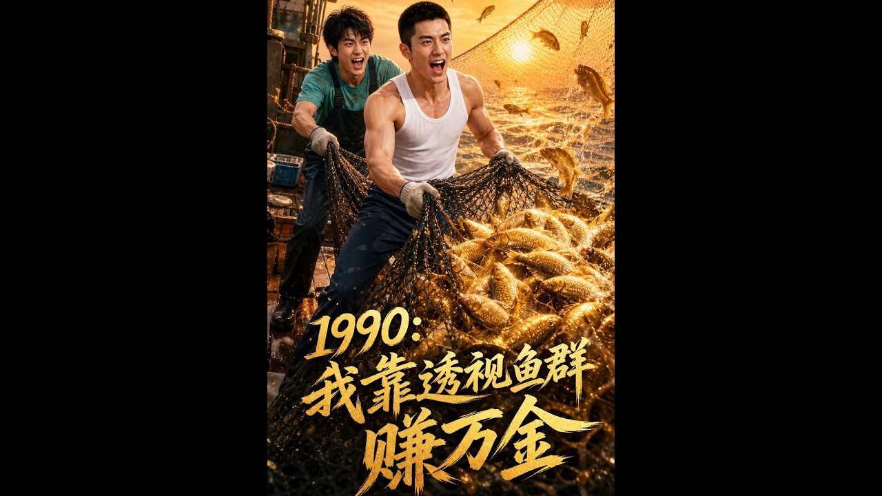 【一口气看完】《1990：我靠透视鱼群赚万金》从全村笑柄到深海赌命，一网拉起千万身家！#短剧 #AI短剧 #逆袭 #drama #爽剧 #鲨鱼先生