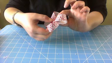 How to make a TWISTED BOUTIQUE BOW (Figure 8 style)