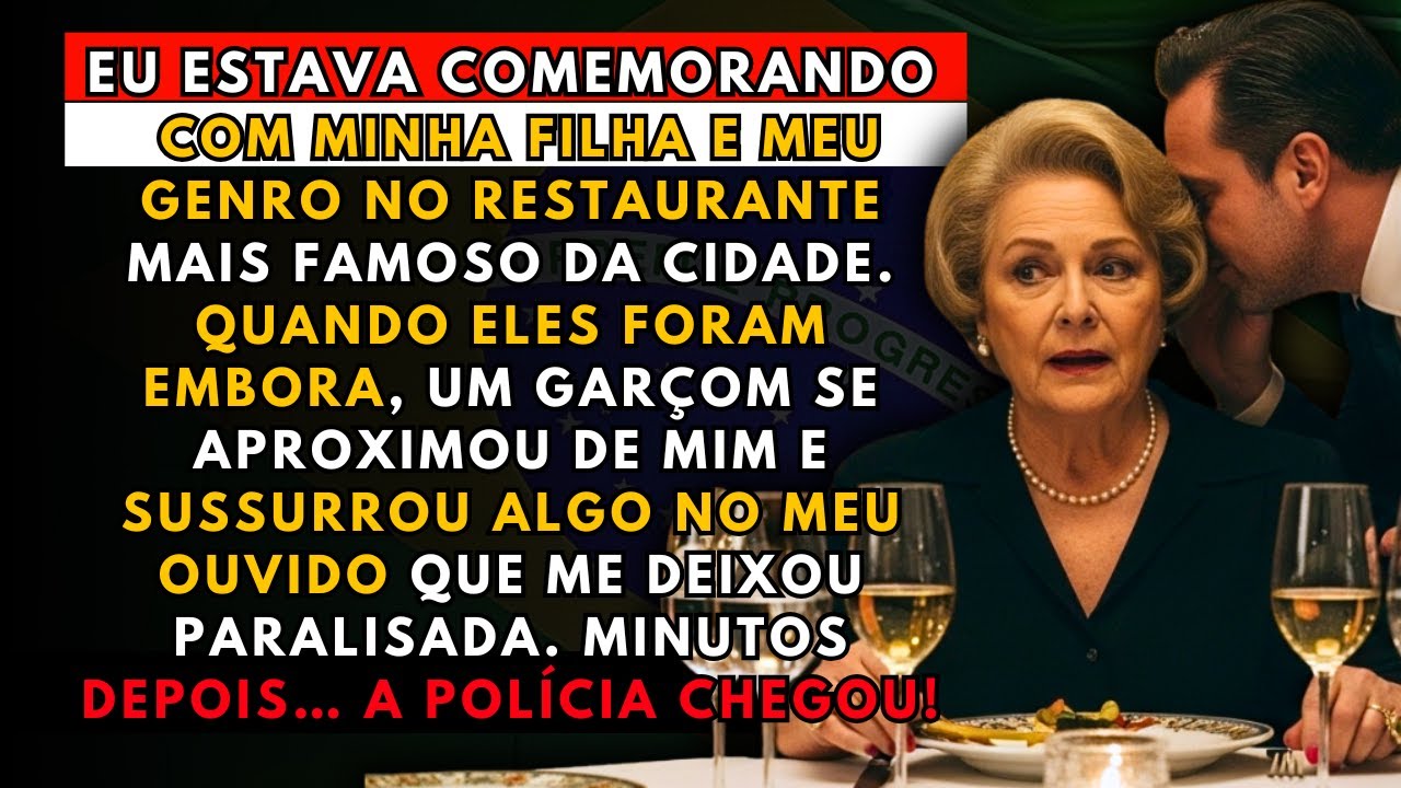 A HISTÓRIA REAL DESTA AVÓ👵Eu estava comemorando com minha filha e no restaurante, a polícia chegou!