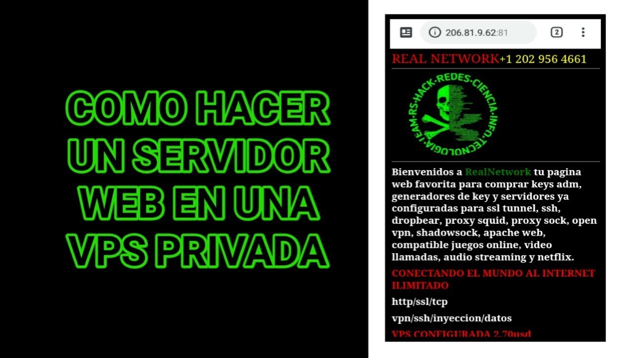 Como instalar apache2 y tener un sitio web en una maquina virtual vps
