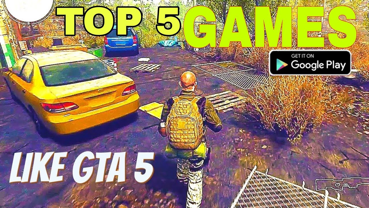 Top 5 best open world games for Android Top 5 games for mobile(like gta v ) YouTube