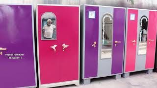 3 Door Almirah Cupboard with Mirror 4 feet Display Models & Designs Colors in Bangalore screenshot 4