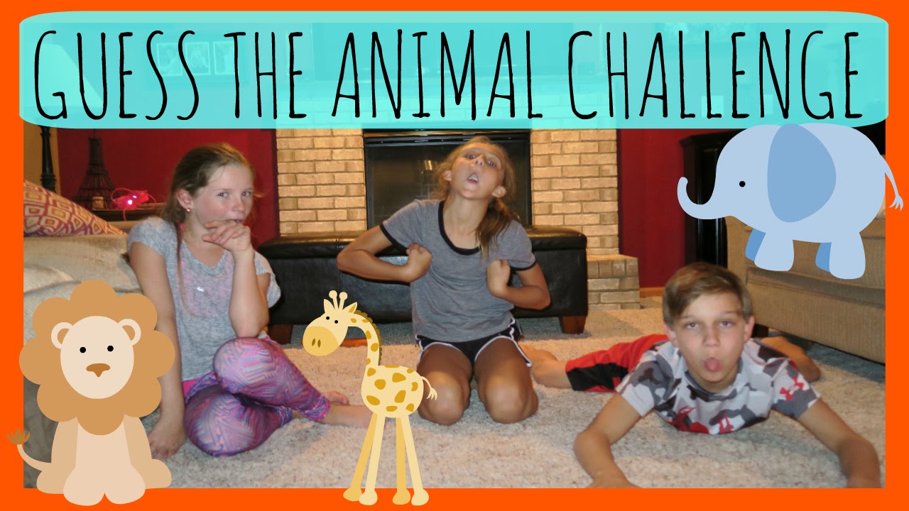 GUESS THE ANIMAL CHALLENGE YouTube