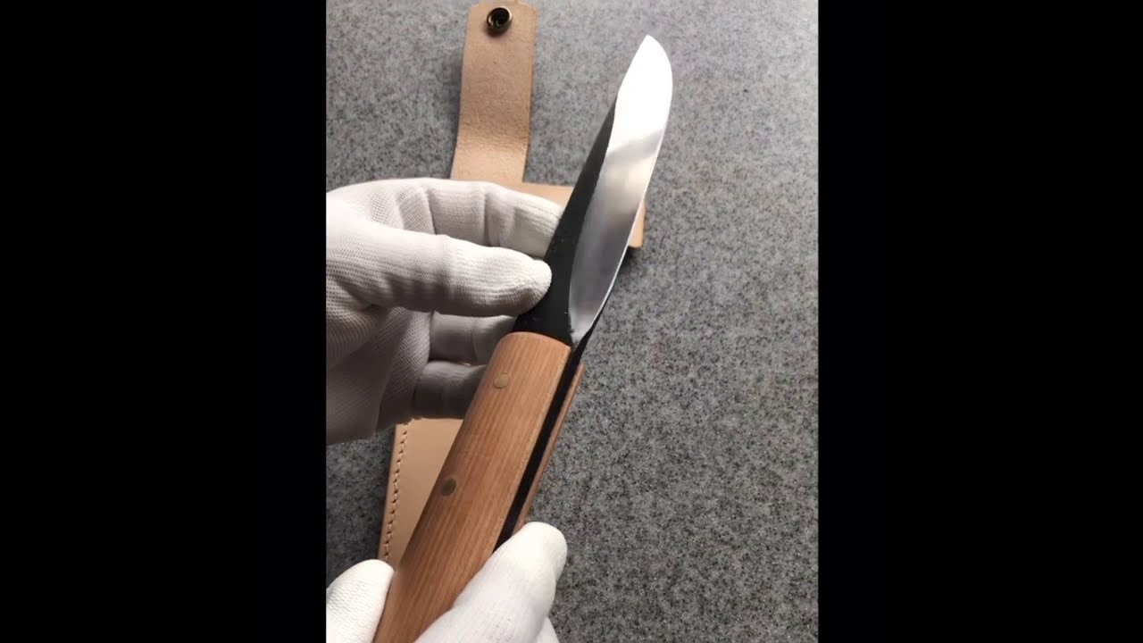 にわとり 六助】玉鋼鍛造かみ喜利 刀匠 雲州弘光 紙切り にわとり 六助