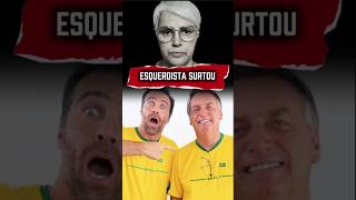 Esquerdista surta na pré- estréia do filme do presidente Bolsonaro. O acompanhante dança!