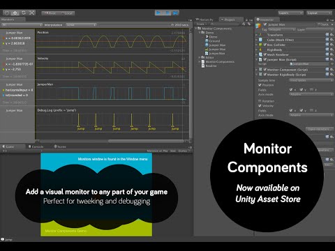 Monitor Components - visualize rigidbody values