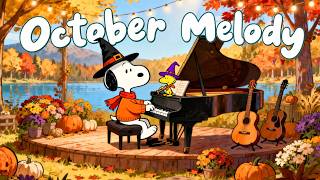 October Melody with Snoopy ☕🍁 Warm Tunes for Crisp Autumn Mornings at Snoopy Station screenshot 3