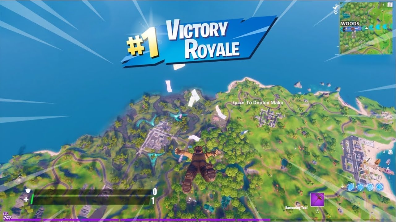 the hardest challenge in fortnite.. (1 HP all game) YouTube