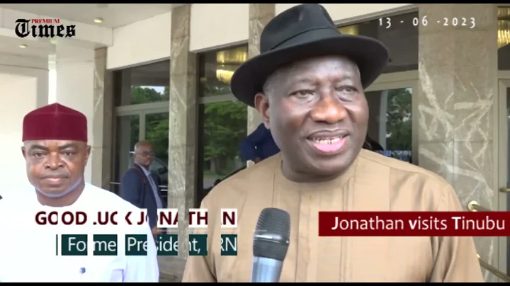 VIDEO: Jonathan visits Tinubu