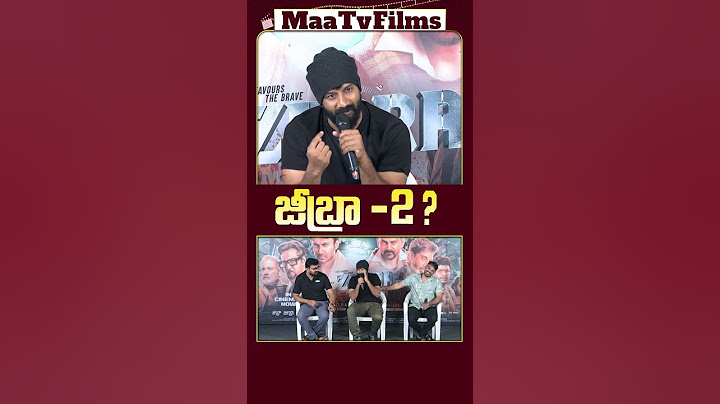 Satya Dev Reveals Zebra Movie Part 2 Plans! | @maatvfilms