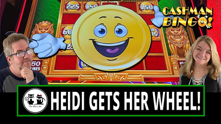 HEIDI CAT GETS HER BINGO WITH THE WHEEL