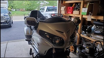Goldwing Mirror Housing Replacement & New Muth Turn Signal Mirrors Install