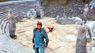 Just Cause 3 Weeping Angels Doctor Who Easter Egg