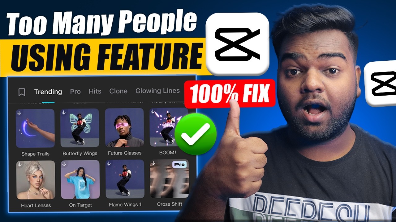 Too Many People Are Using This Feature Now. Try Again Later | Capcut No Internet Connection Problem