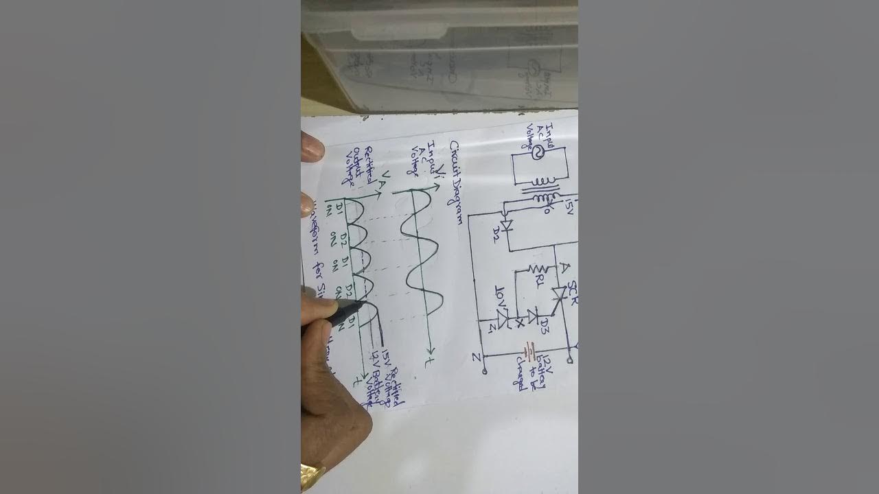 Simple Battery charger using SCR YouTube