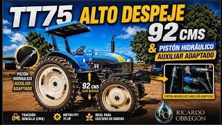 NEW HOLLAND TT75 Alto Despeje 92 cm | Adaptación de Pistón Hidráulico Auxiliar  IDEAL PARA SURQUERIA