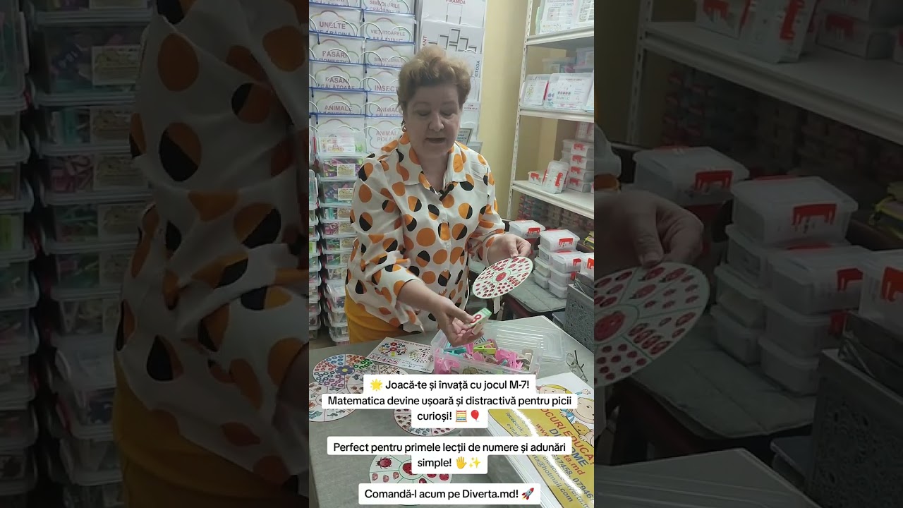 Joc educativ M-7 – Învățăm matematica cu picii!