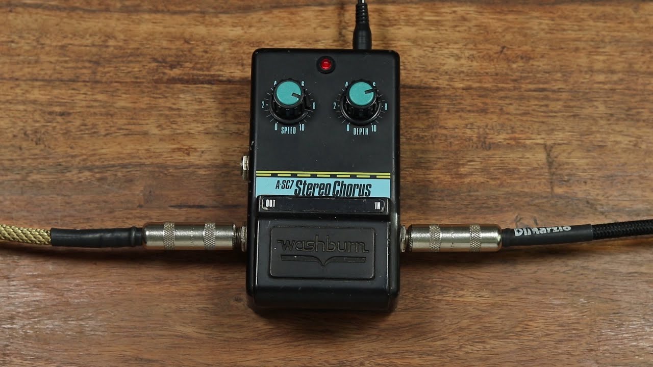 Washburn A-SC7 Stereo Chorus - YouTube