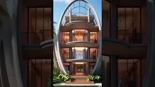 "Eco-Egg Oasis – Futuristic Nature-Integrated Villa Design"