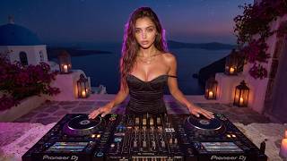 Hypnotic Deep Tech House | Santorini Cliffside Sunset | Velvet Bass Groove
