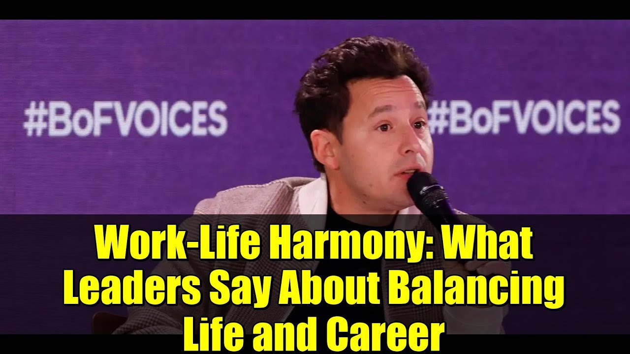 Work-Life Harmony: What Leaders Say About Balancing Life and Career