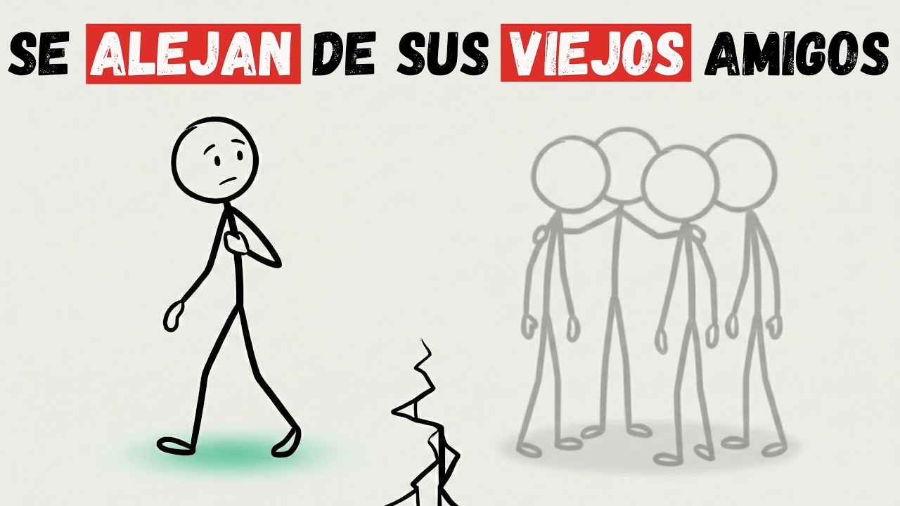 Psicología de las personas que se ALEJAN de sus VIEJOS AMIGOS (y no es lo que piensas)