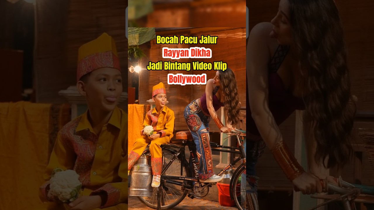 Bocah Pacu Jalur Rayyan Dikha Kini Jadi Bintang Video Klip Bollywood
