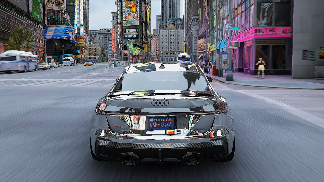 GTA 5 Remastered Graphics Mod With Enhanced Realistic Texture Gameplay ...