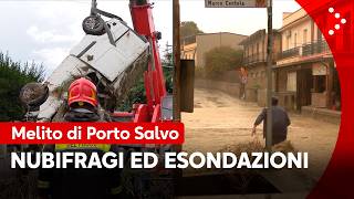 Il maltempo flagella la Calabria: nubifragi, esondazioni e danni a Melito di Porto Salvo